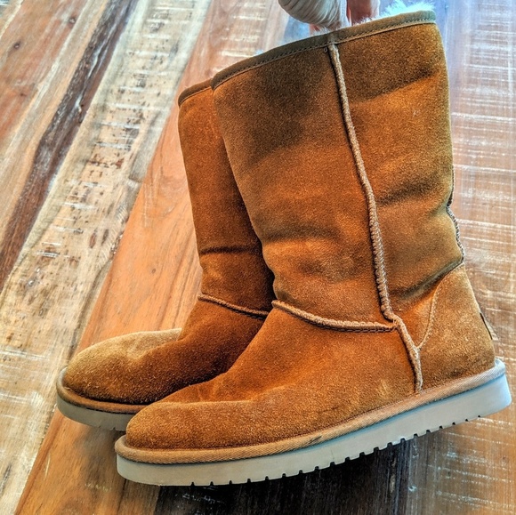 UGG Brown Koolaburra Boots Size 7 - Picture 4 of 6